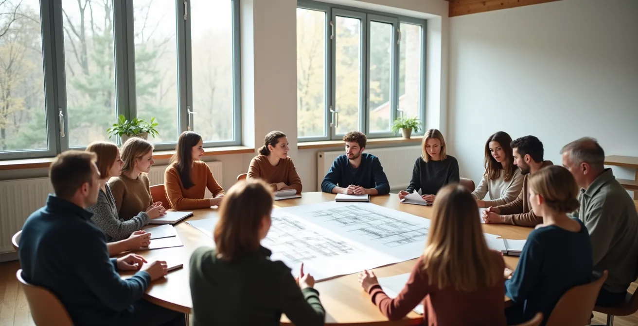 Proceso participativo de co-creación del reglamento vecinal con votación por consentimiento