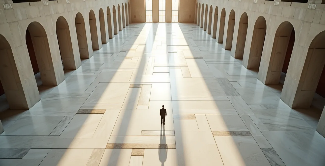 Visualización del complejo proceso legislativo español como un viaje con múltiples obstáculos